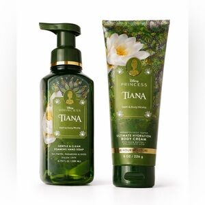 Bath & Body Works Disney Princess Tiana Gift Set Foaming Hand Soap Body Cream